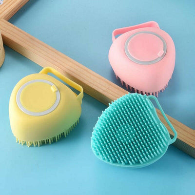 FurMassage – Soft Silicone Pet Grooming Brush