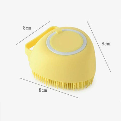 FurMassage – Soft Silicone Pet Grooming Brush