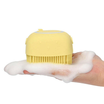 FurMassage – Soft Silicone Pet Grooming Brush