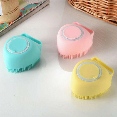 FurMassage – Soft Silicone Pet Grooming Brush