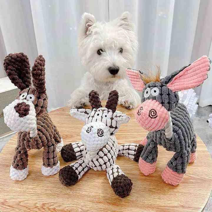 Chew Toy for Dogs – Fun Stuffed Animal with Rope for Play and Fun