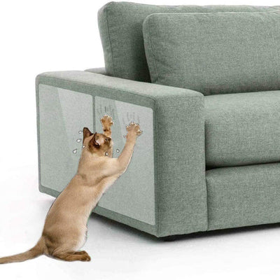 猫用家具用傷防止粘着保護シート - 透明