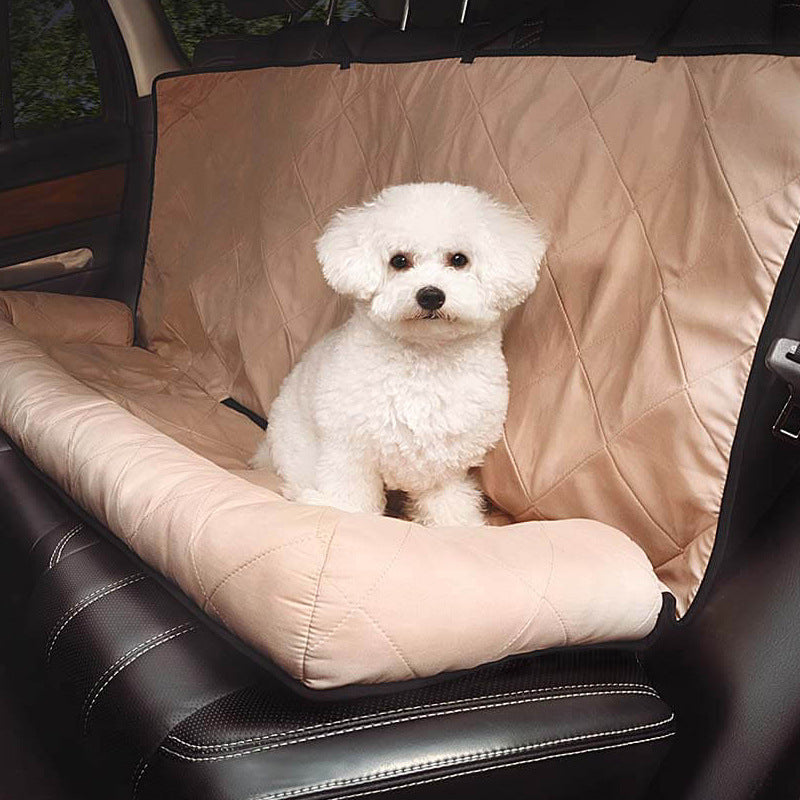 Dog back seat bed