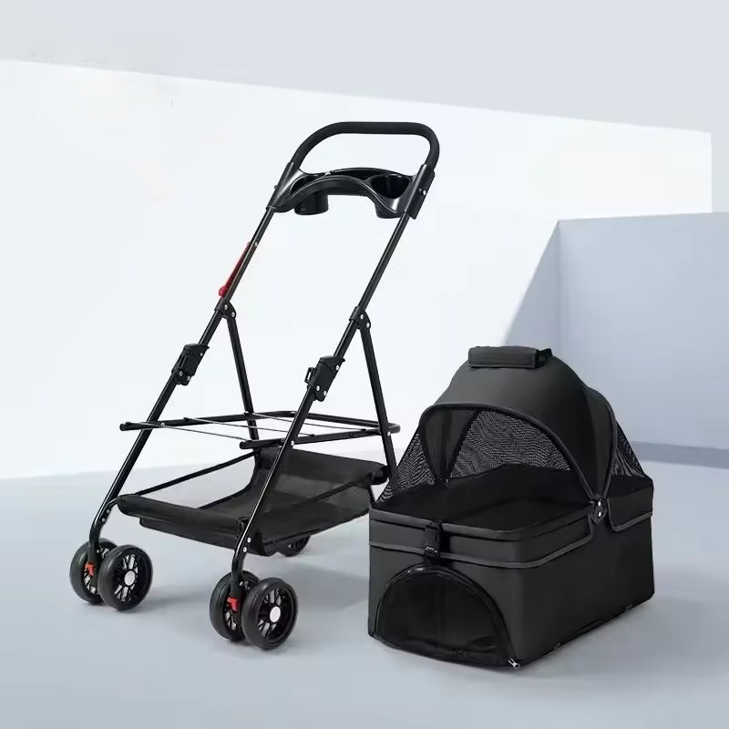 高級2in1犬用ベビーカー＆ペットキャリア