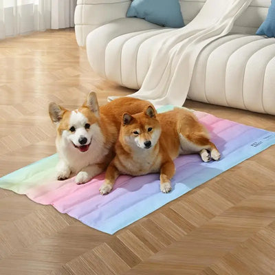 レインボー冷却マット