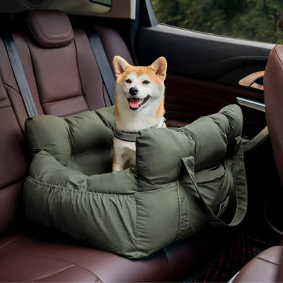 Comfortable dog bed for the car