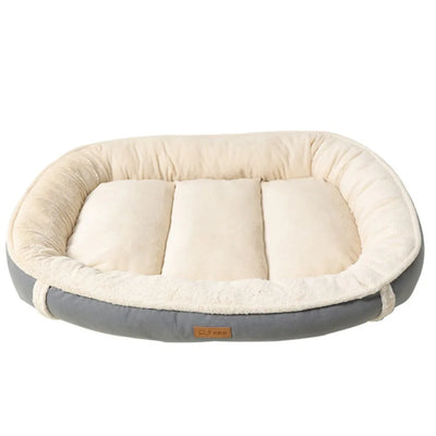 Eco-friendly Corduroy Dog Bed - Soft, Durable, and Machine Washable