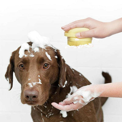 FurMassage – Soft Silicone Pet Grooming Brush
