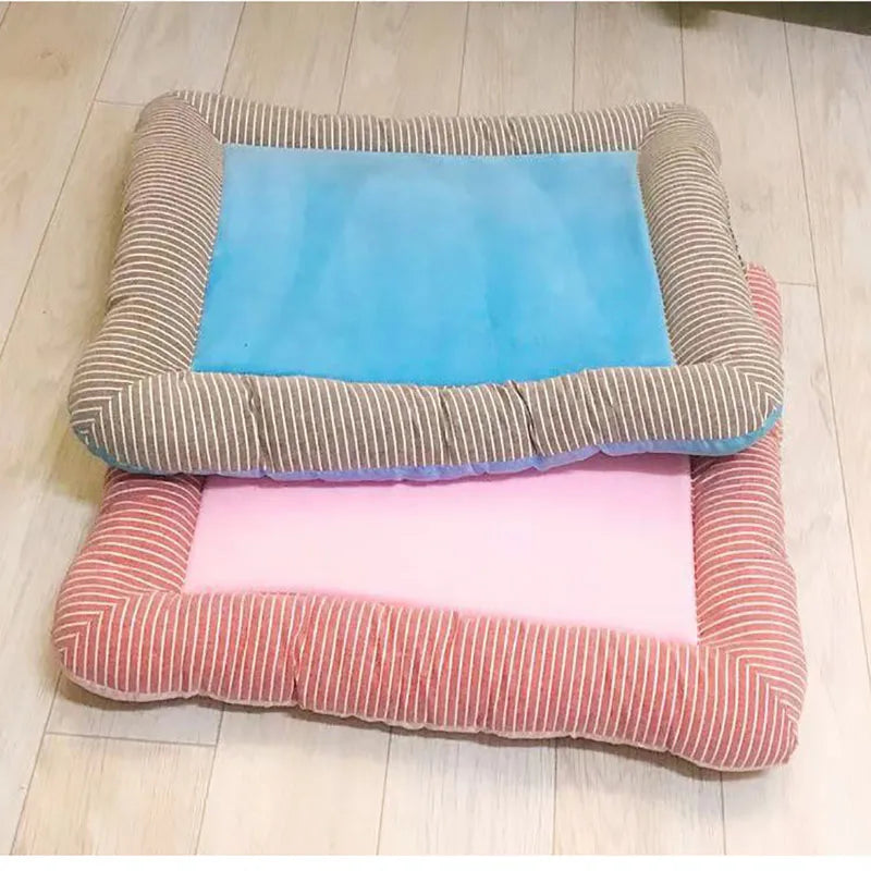 通気性と洗濯性に優れたペット用夏用クールマット