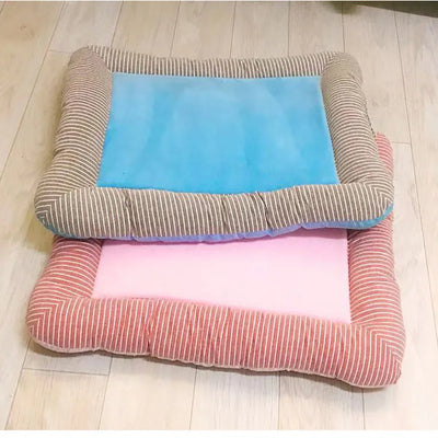通気性と洗濯性に優れたペット用夏用クールマット