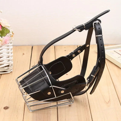 SteelPaw Leather Dog Muzzle