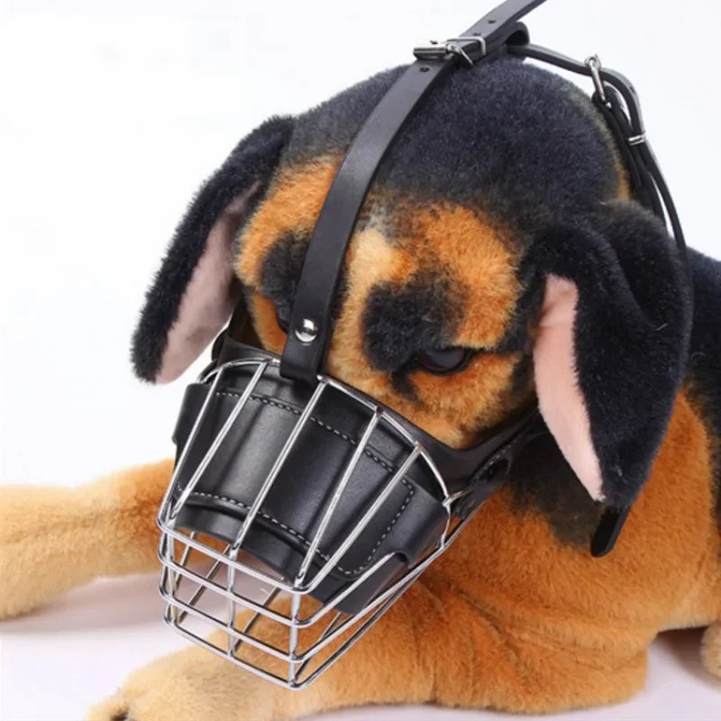 SteelPaw Leather Dog Muzzle