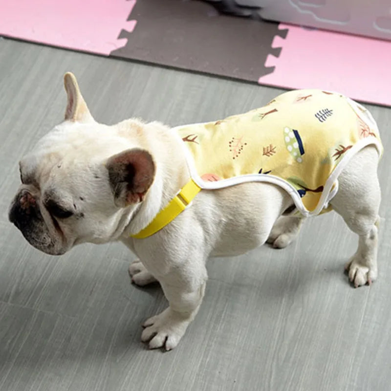調節可能なコットン犬用パンツ（サスペンダー付き）