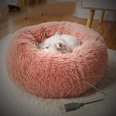 PamperedPups - 小型・中型犬・猫用ヒーター付きベッド