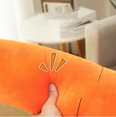 Plush Carrot for Dogs - Interactive Play and Cuddle Toy