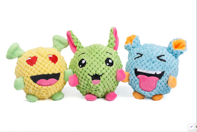 Interactive Plush Monster Ball – Fun Toy for Dogs