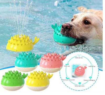 Water Toy for Dogs – Spraying Play Ball for the Pool