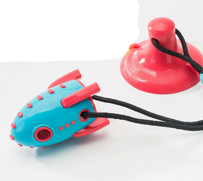 Rocket-Shaped Dog Toy – Interactive Chew Toy for Dogs