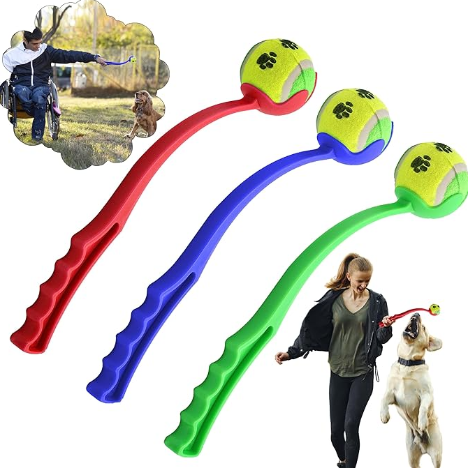 Dog Ball Launcher - Long Throw Fun for Active Four-Legged Friends