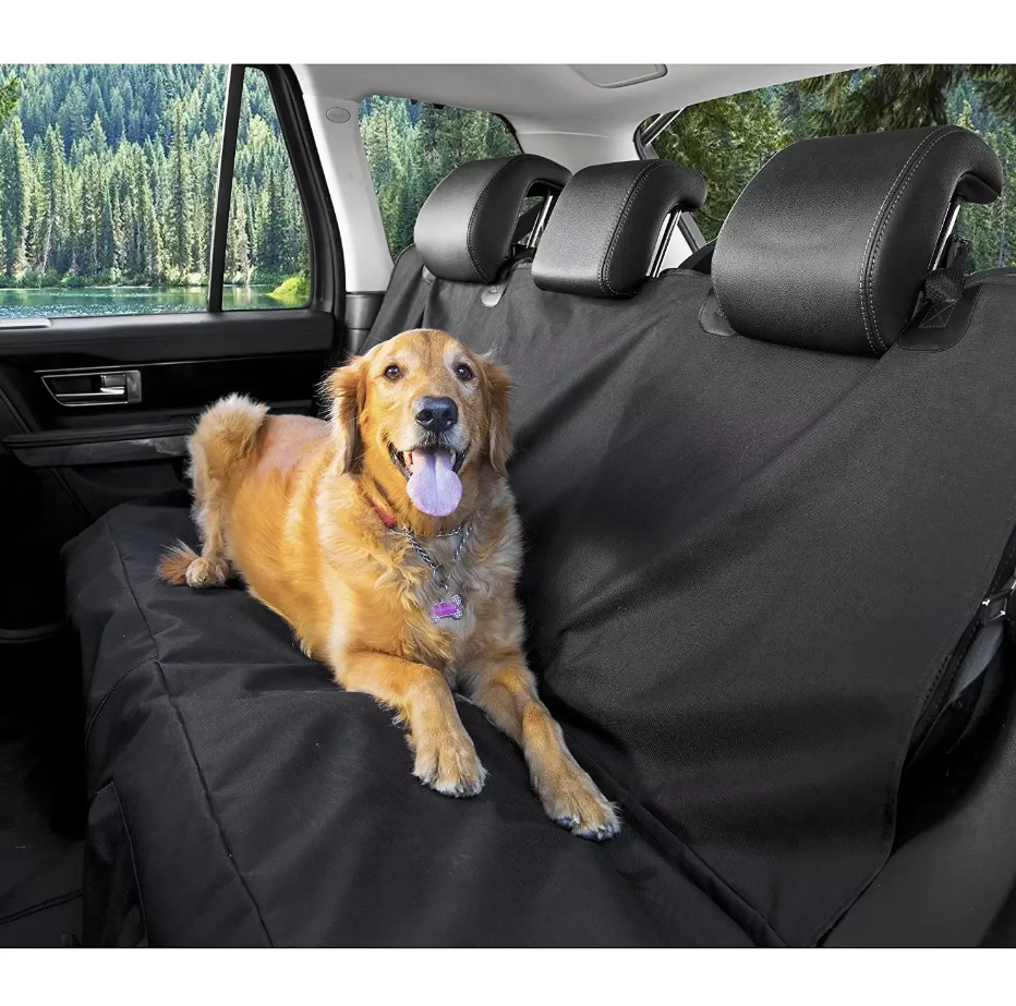Waterproof Car Seat Cover for Dogs – Non-Slip Backseat Cover with Side Protection