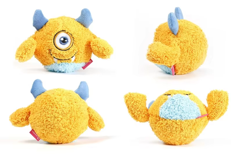 Interactive Plush Monster Ball – Fun Toy for Dogs