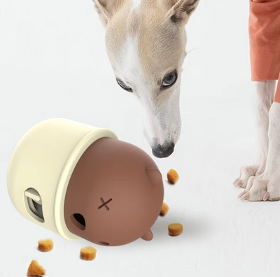 Interactive Dog Toy – Bear Shape with Click Mechanism for Dogs