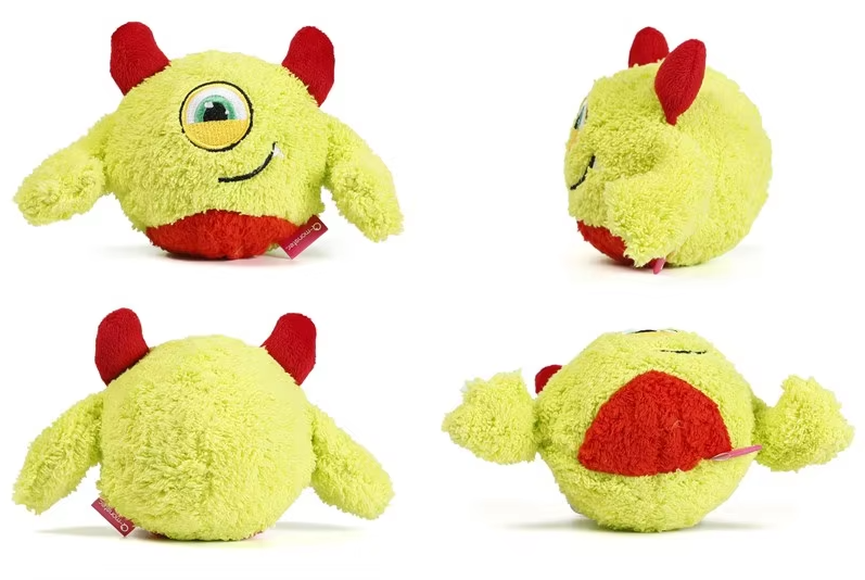 Interactive Plush Monster Ball – Fun Toy for Dogs