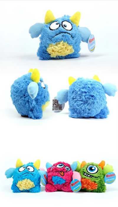 Interactive Plush Monster Ball – Fun Toy for Dogs