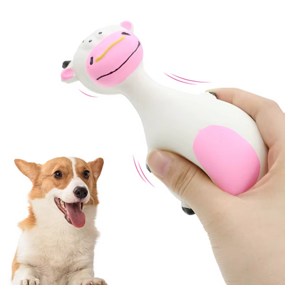 Dog Toy Animal Figure – Funny Squeaky Toy for Interactive Play Fun