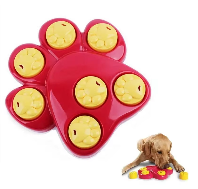 Dog Toy Feeding Station with Paw Design – Interactive Toy for Dogs for Mental Stimulation