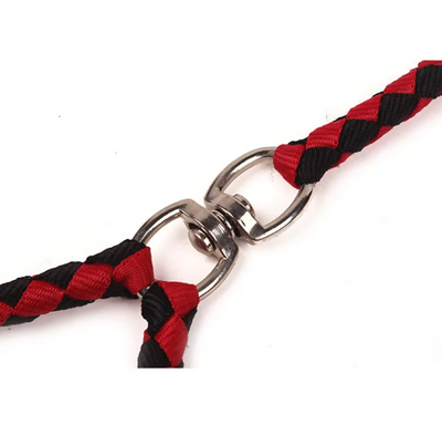 Twin Dog Leash in Check Pattern – Durable Leash for Two Dogs