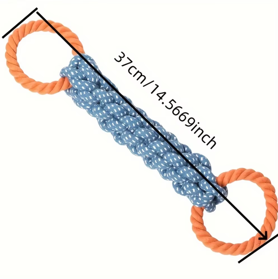 Dog Toy Chew Bone – Durable Rope Toy for Tugging and Biting Games