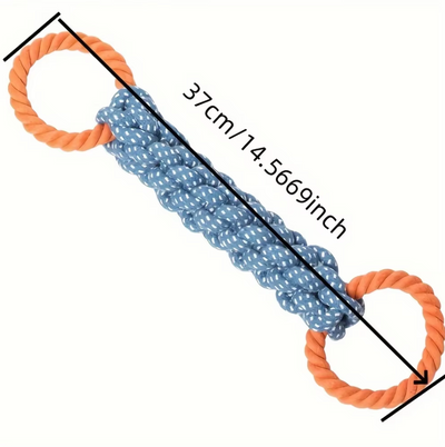 Dog Toy Chew Bone – Durable Rope Toy for Tugging and Biting Games