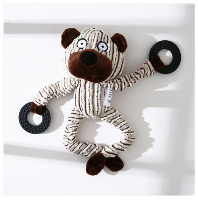 Chew Toy for Dogs – Fun Stuffed Animal with Rope for Play and Fun