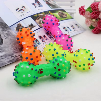 Colorful Dumbbell Shaped Chew Toys