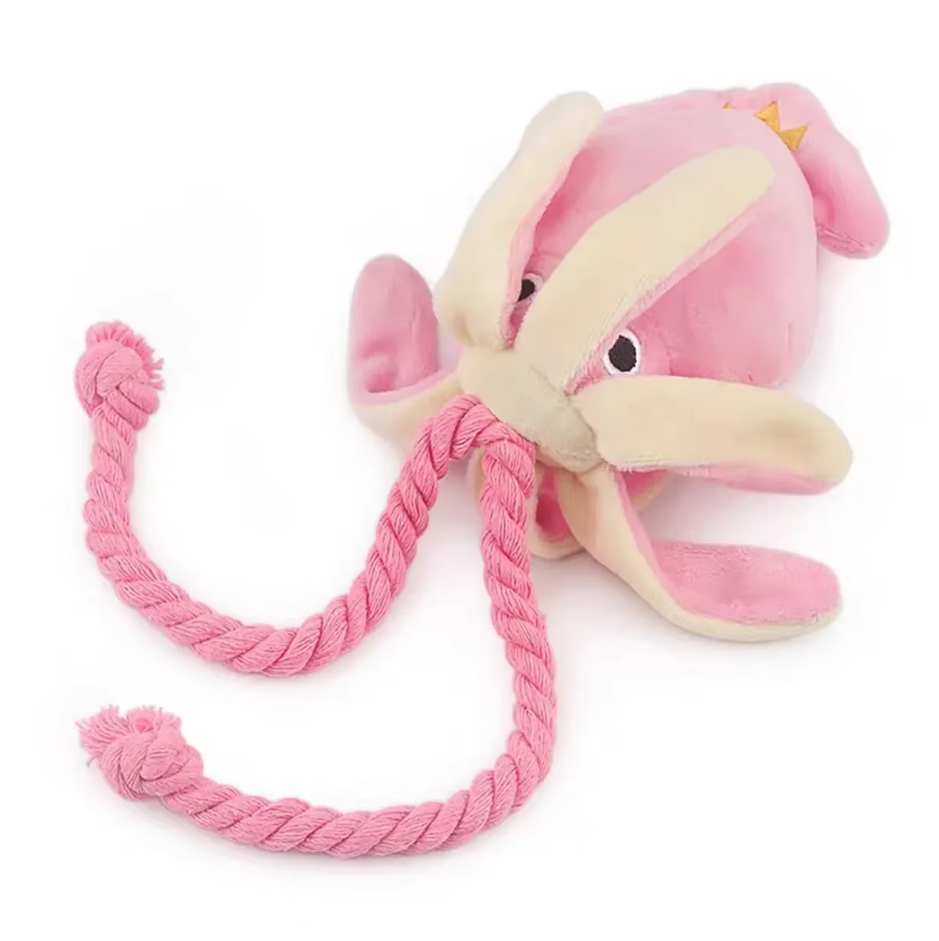 Plush Octopus – Interactive Chew Toy for Dogs