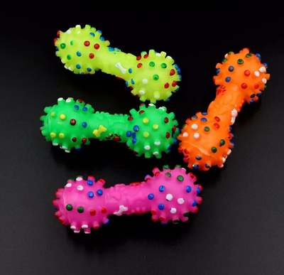 Colorful Dumbbell Shaped Chew Toys