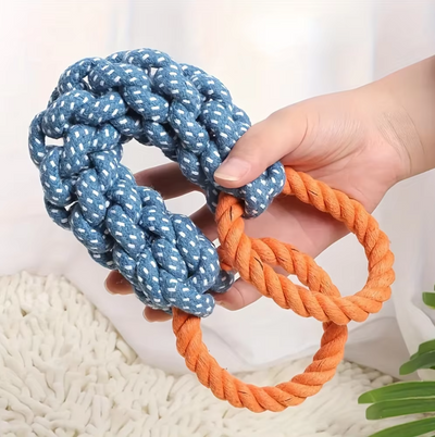 Dog Toy Chew Bone – Durable Rope Toy for Tugging and Biting Games