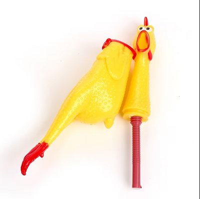 Squeaking Rubber Chicken – Funny Dog Toy