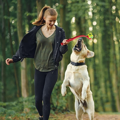 Dog Ball Launcher - Long Throw Fun for Active Four-Legged Friends