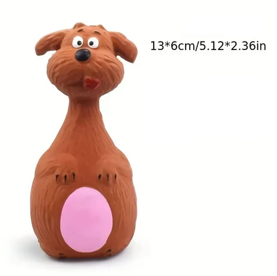 Dog Toy Animal Figure – Funny Squeaky Toy for Interactive Play Fun