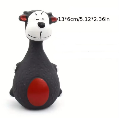 Dog Toy Animal Figure – Funny Squeaky Toy for Interactive Play Fun