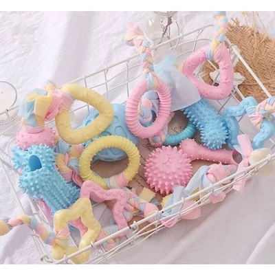 Puppy Toy Set – Bite-Resistant Plush Chew Toys for Dogs