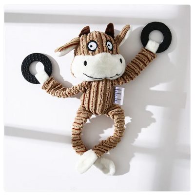 Chew Toy for Dogs – Fun Stuffed Animal with Rope for Play and Fun