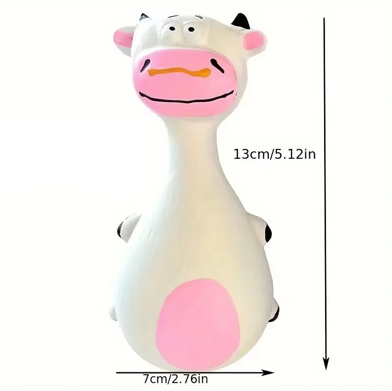 Dog Toy Animal Figure – Funny Squeaky Toy for Interactive Play Fun
