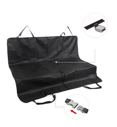 Waterproof Car Seat Cover for Dogs – Non-Slip Backseat Cover with Side Protection