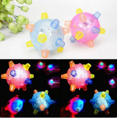 Glowing Play Ball for Pets with Light Effect and Sound Function