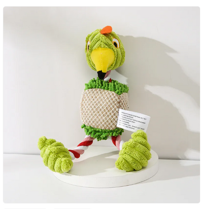 Chew Toy for Dogs – Fun Stuffed Animal with Rope for Play and Fun