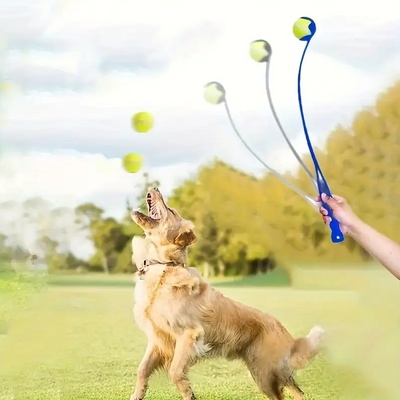 Dog Ball Launcher - Long Throw Fun for Active Four-Legged Friends