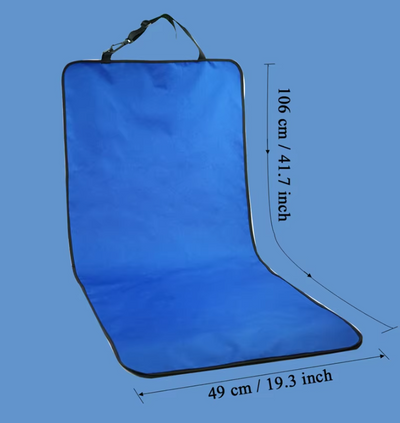 Waterproof Car Seat Cover for Dogs – Non-Slip Protection Mat with Seat Belt Attachment